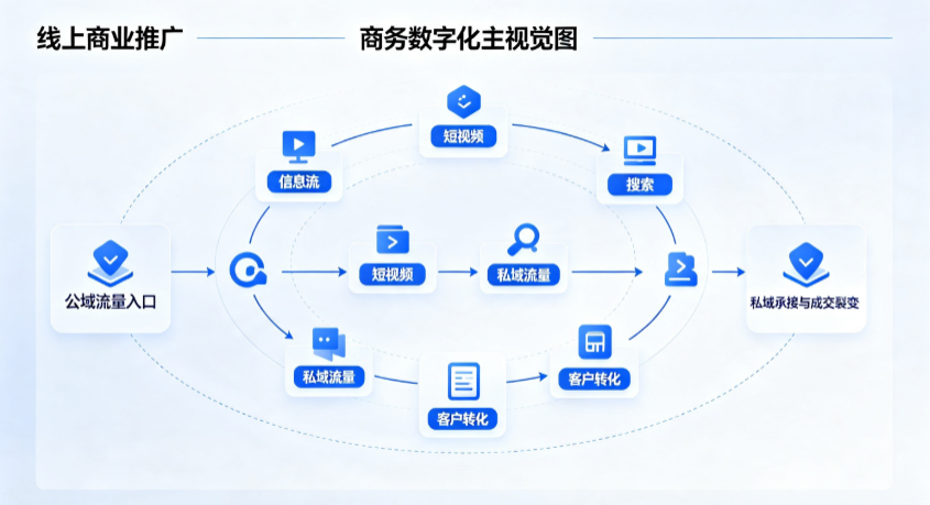 乐陵市线上商业推广怎么做？全域流量闭环搭建与低成本转化实战指南